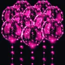 Leuchtende Luftballons