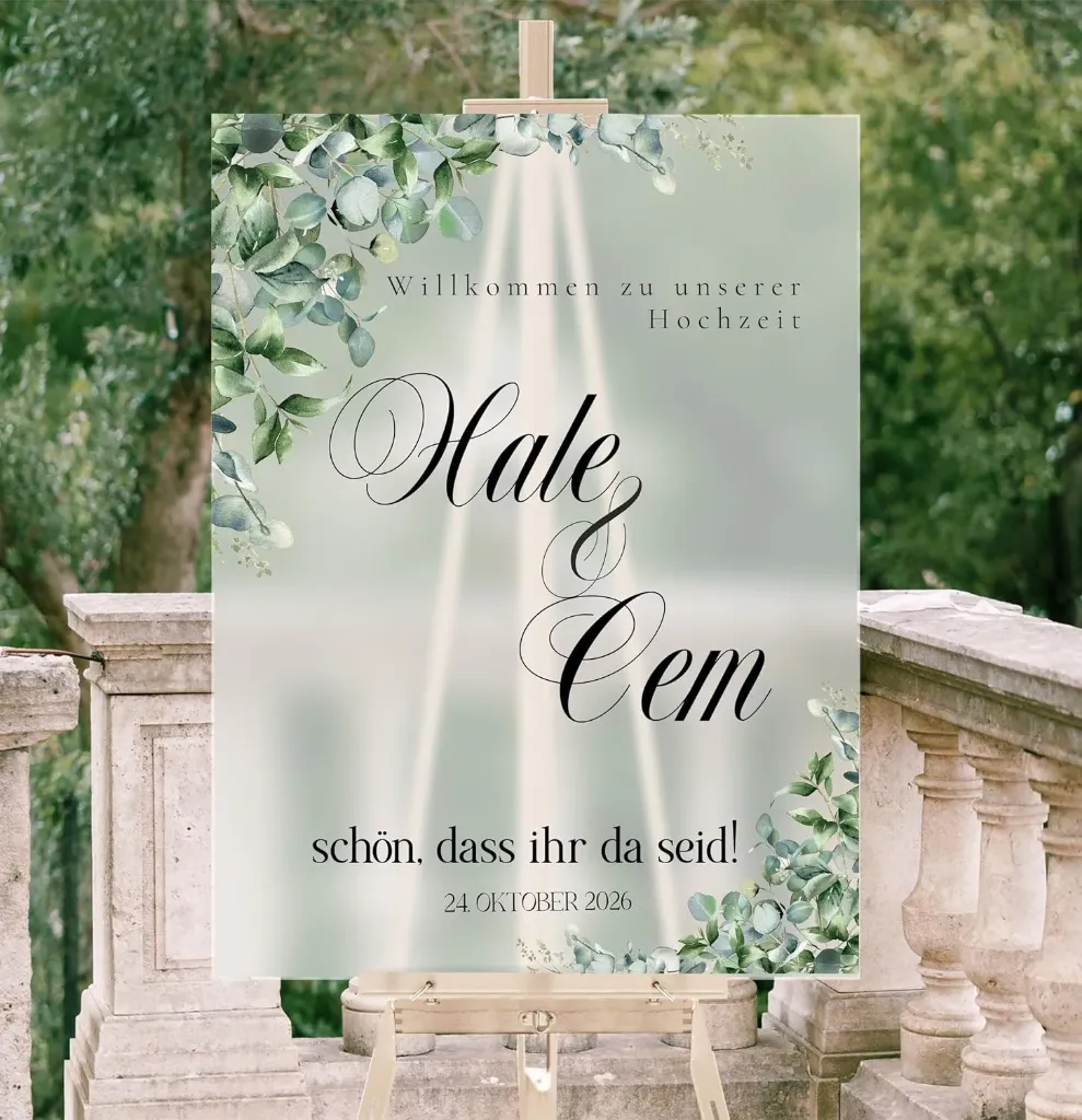 Willkommensschild 80x55cm