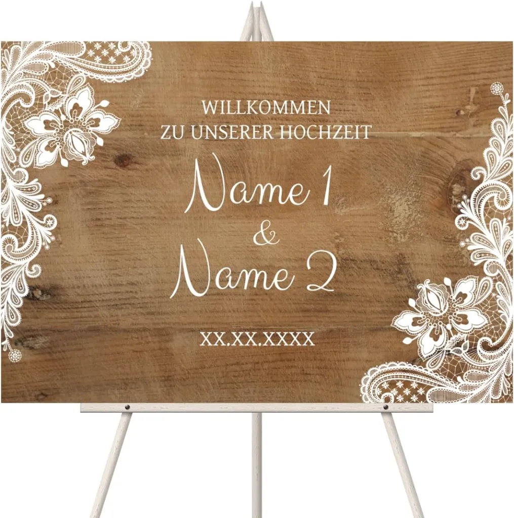 Willkommensschild