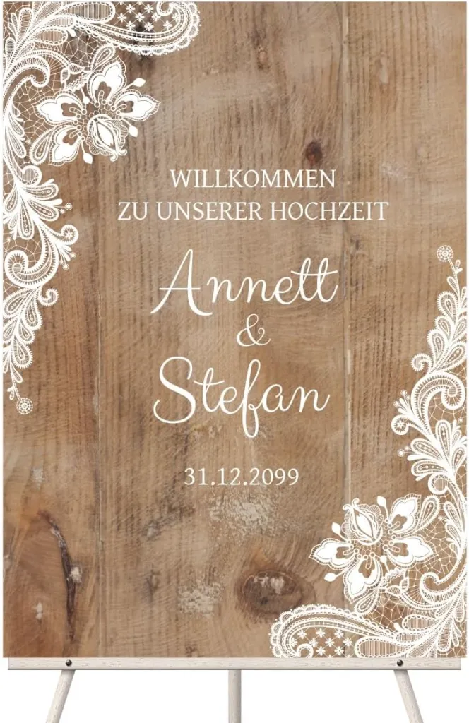 Willkommensschild