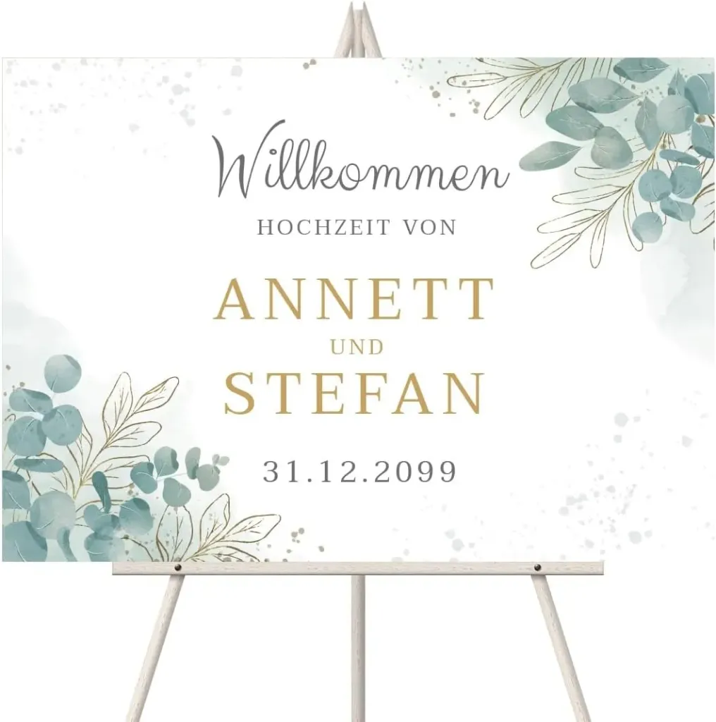 Willkommensschild
