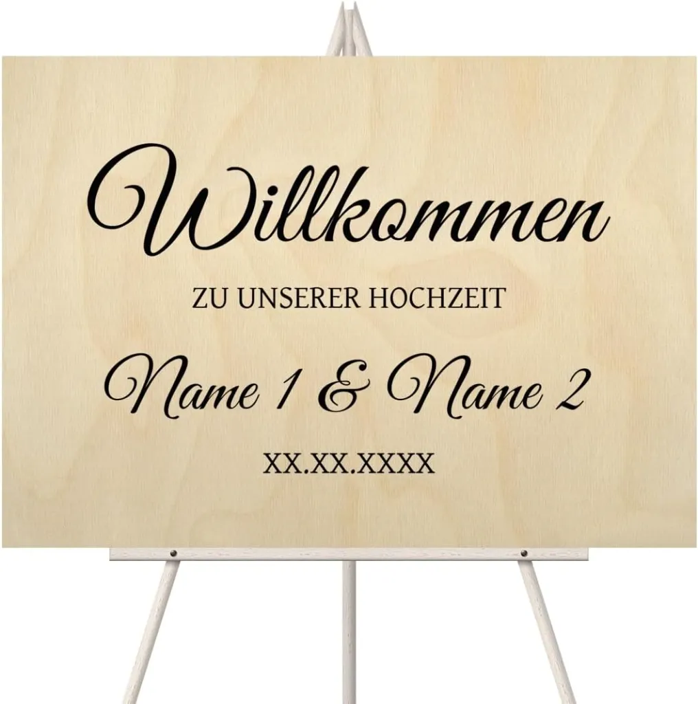 Willkommensschild