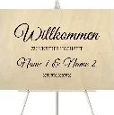 Willkommensschild