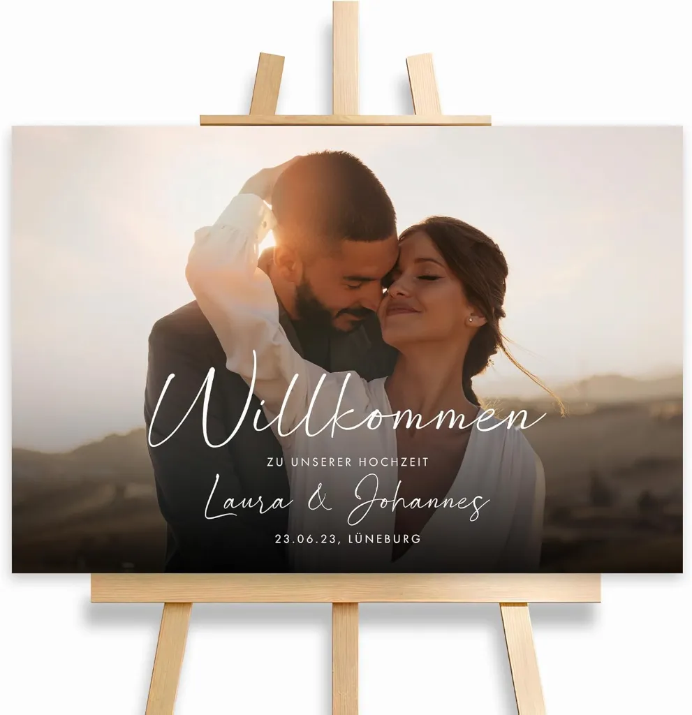 Willkommensschild