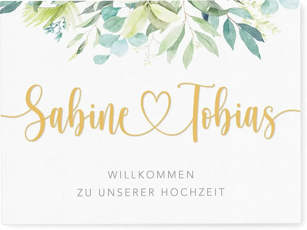 Willkommensschild