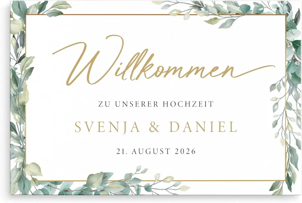 Willkommensschild
