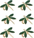 6 Serviettenringe