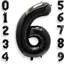 Zahlenluftballon 6
