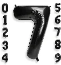 Zahlenluftballon 7