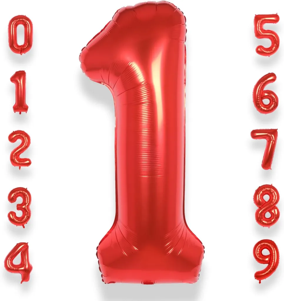 Zahlenluftballon 1