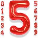 Zahlenluftballon 5