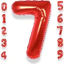 Zahlenluftballon 7