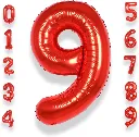 Zahlenluftballon 9