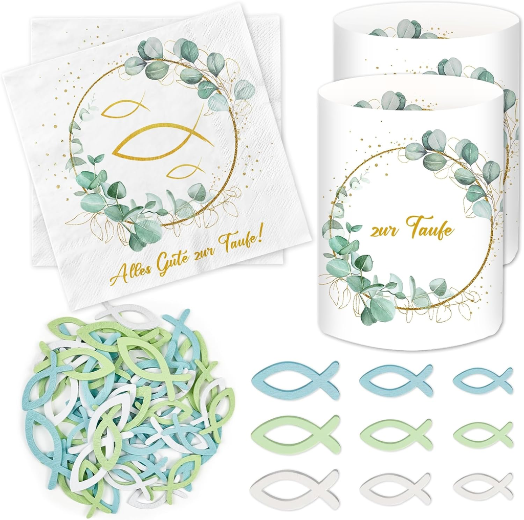 Tischdekoration Taufe