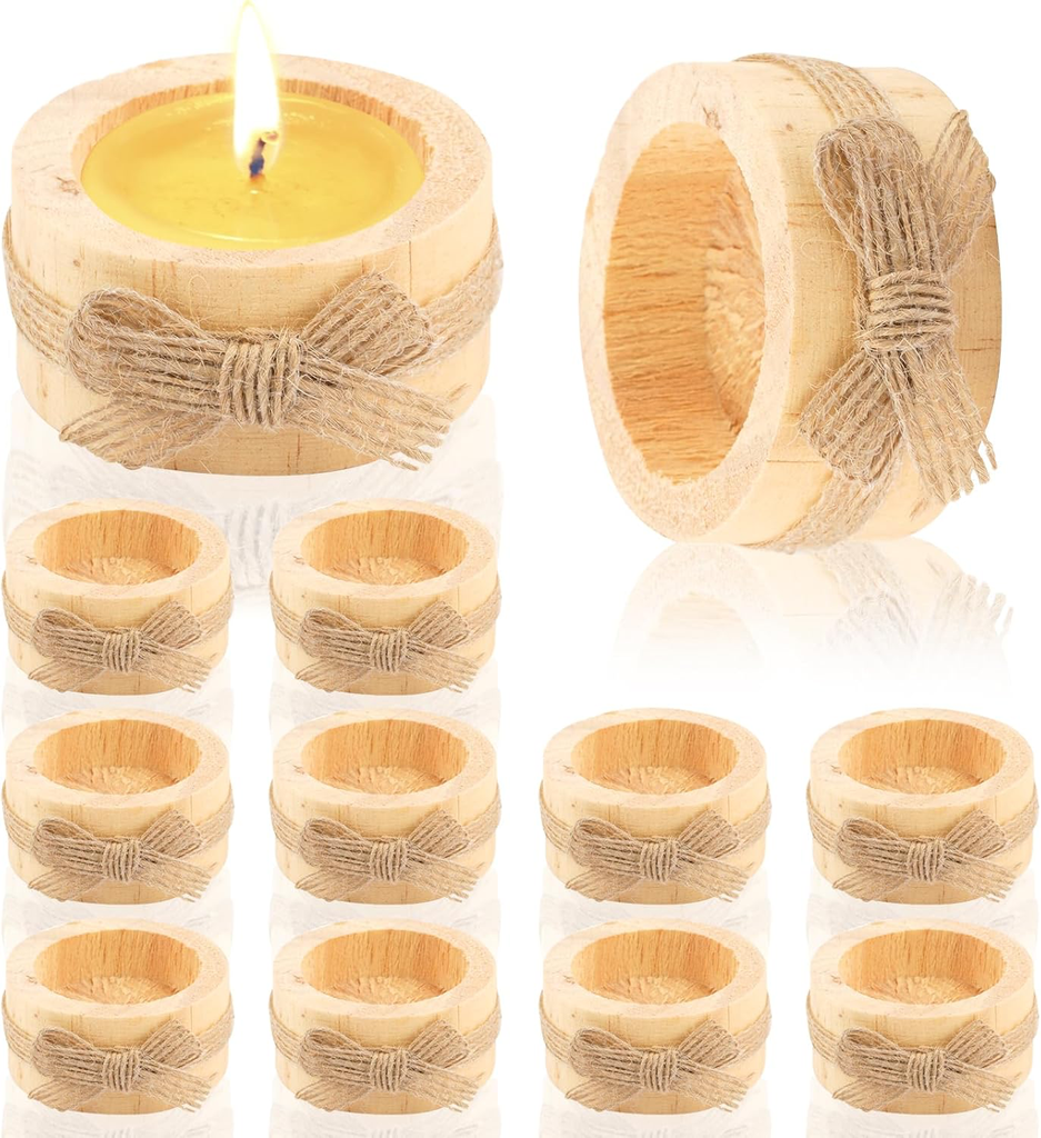 Teelichthalter Holz