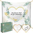 Hochzeitsherz zum Ausschneiden